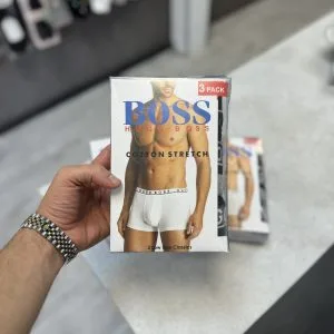 شورت باکسر 3 عددی Hugo Boss