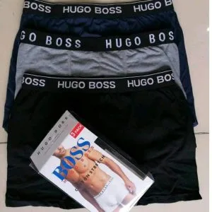 شورت باکسر 3 عددی Hugo Boss