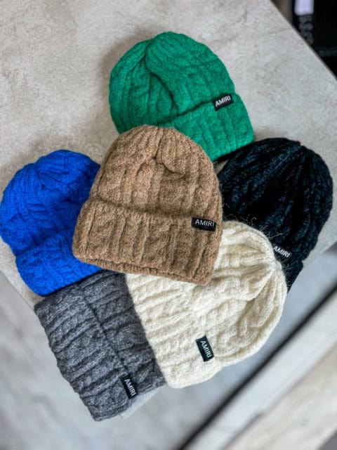 کلاه بافت ضخیم مارپیچ امیری Amiri