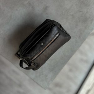 کیف دستی مردانه Mont Blanc طرح چهارخونه