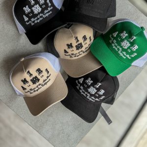 کلاه کپ کتان پشت تور AMIRI 3D