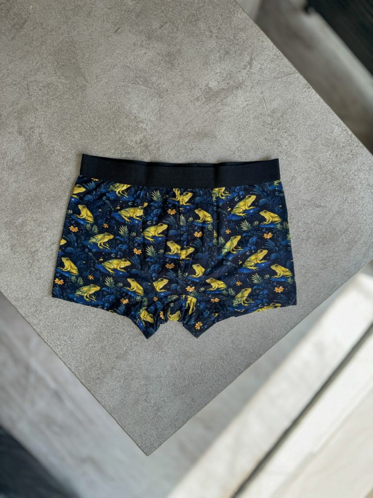 شورت مردانه باکسر براک طرح Frog