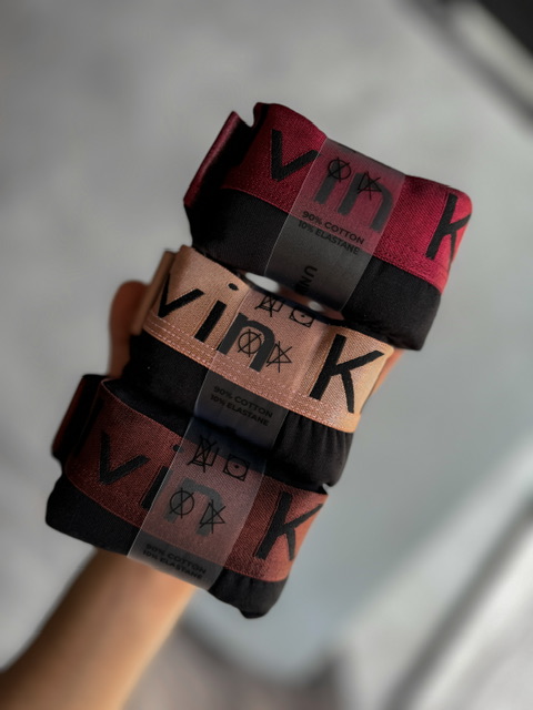 شورت مردانه باکسر CK پک سه تایی Copper