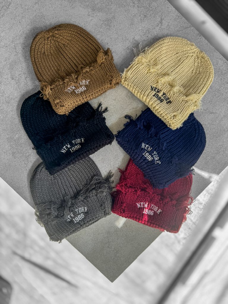 کلاه بافت زاپدار New Your 1986 کد 578