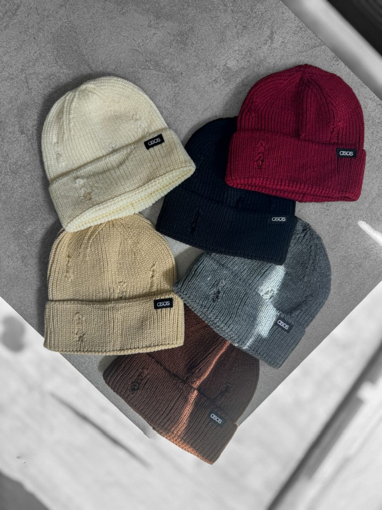 کلاه بافت زاپدار Asos کد 577