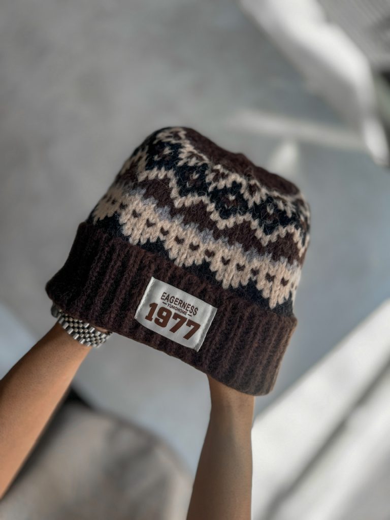 کلاه بافت موهر وینتیج 1977 کد 574