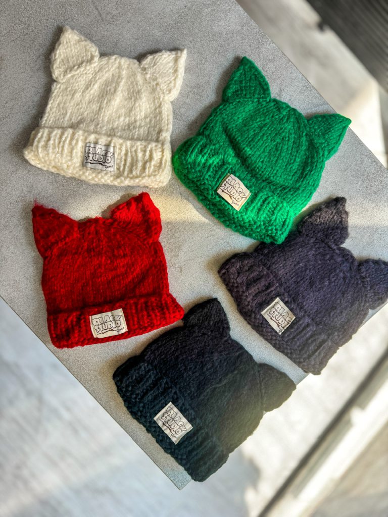 کلاه بافت زنجیری Black Studio کد 576