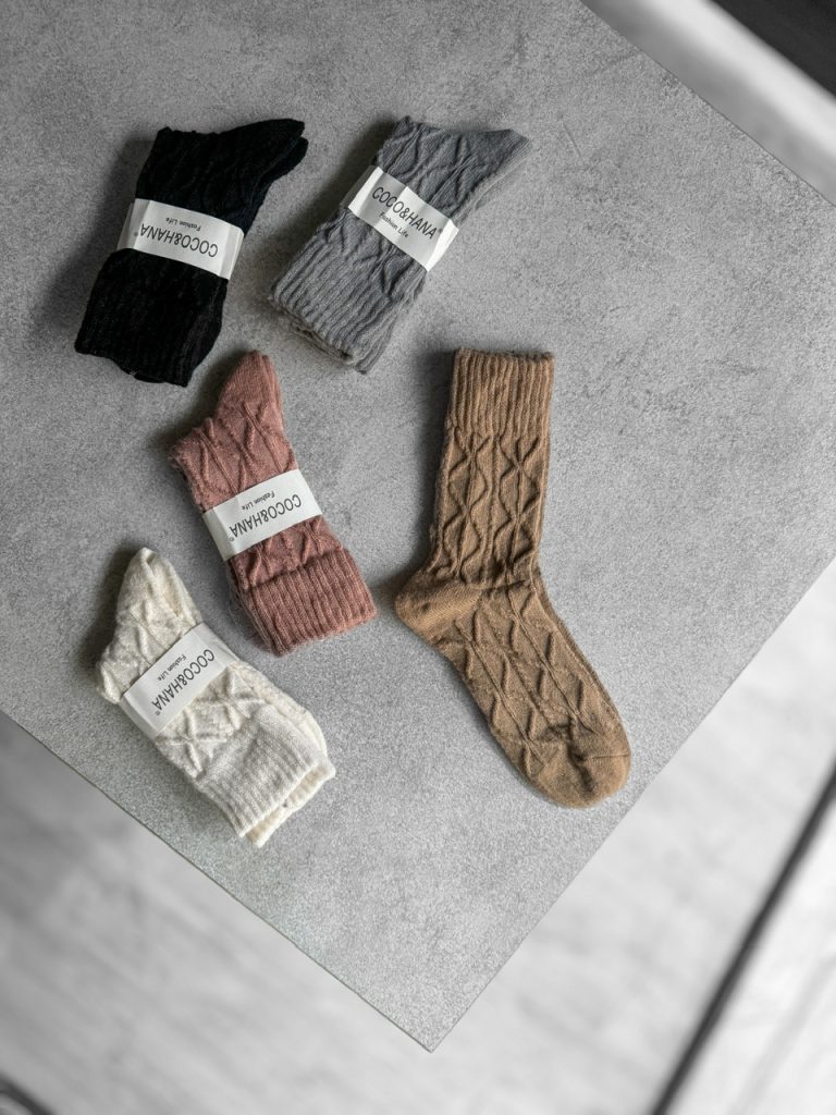 صفحه اصلی 112 جوراب بافت Coco Hana طرح Rhombus کد 672