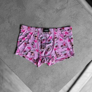 شورت مردانه کولسی پادار Pink Silly Dog