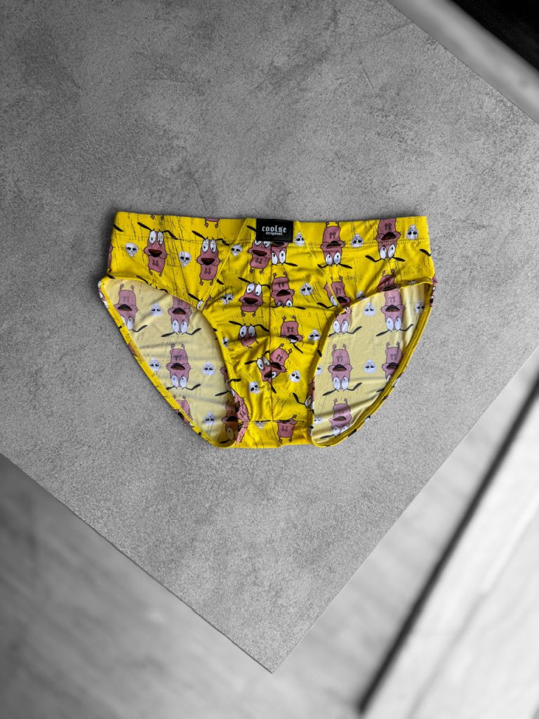 شورت مردانه کولسی اسلیپ Yellow Silly Dog