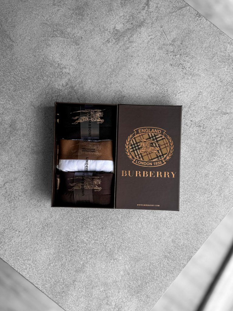 شورت مردانه باکسر Burberry پک سه تایی 891