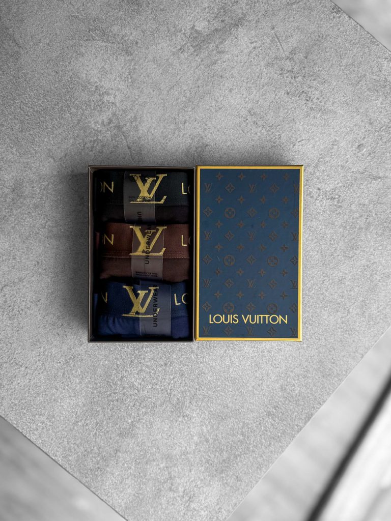 شورت مردانه باکسر Louis Vuitton پک سه تایی کد 889