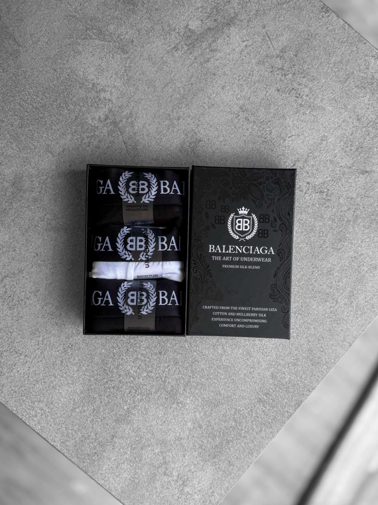 شورت مردانه باکسر Balenciaga پک سه تایی کد 887